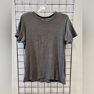 Rag & Bone Men's Short-Sleeve Washed Tee - Charcoal Gray